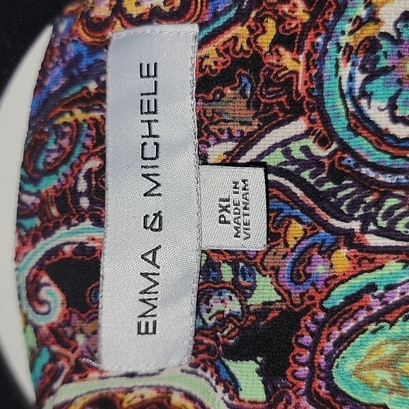 Emma & Michele Dress Paisley Boho Flowy PXL EUC - Picture 6 of 9